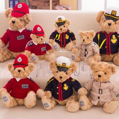 Teddy Bear Plush Toy in Uniform , 3..