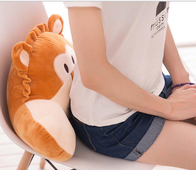 Soft And Comfortable Cartoon Animal Series Lumbar Cushion Lumbar Support Multi-tiger